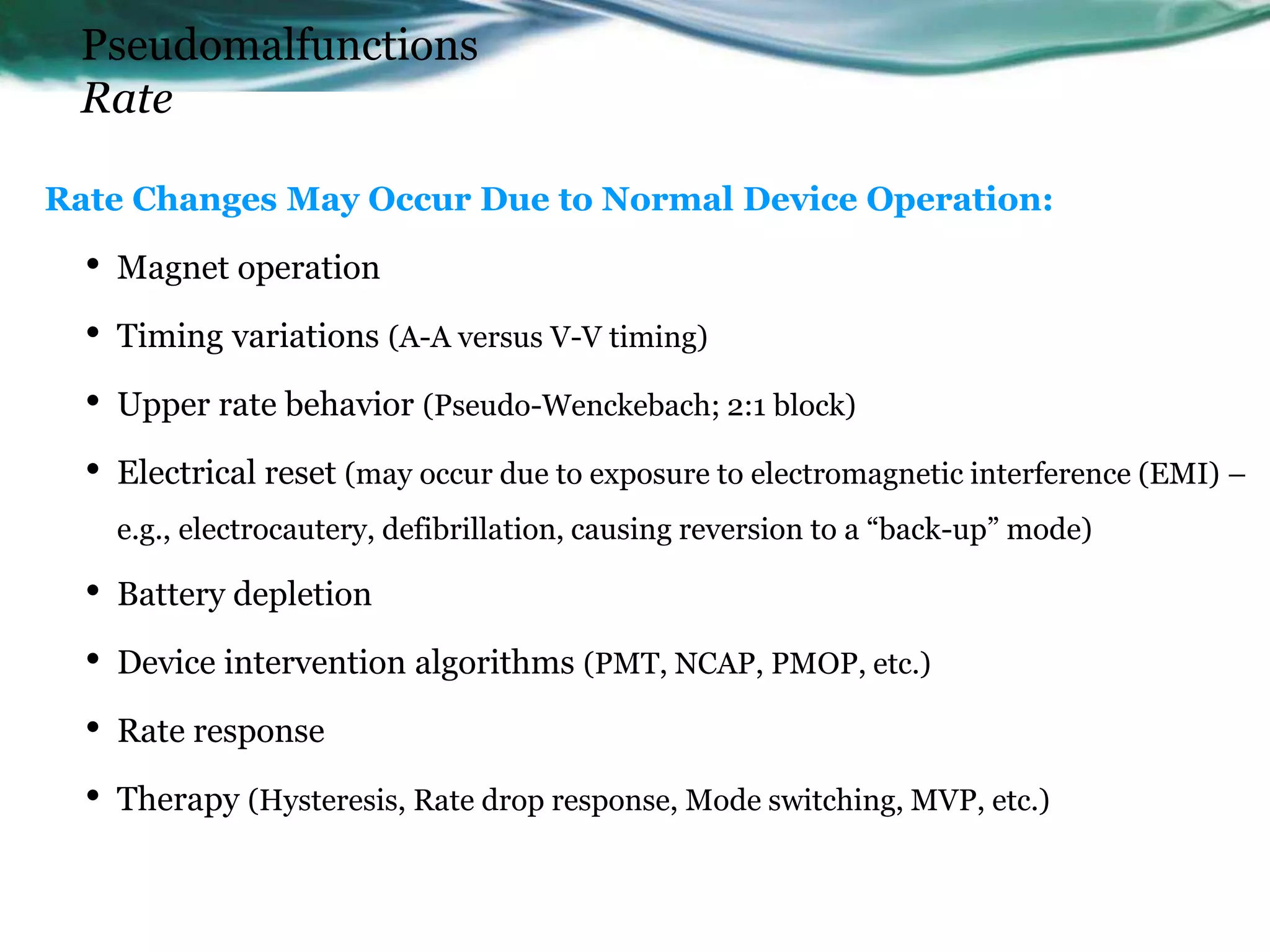 Emergency Department ICD and pacemaker issues | PPTX