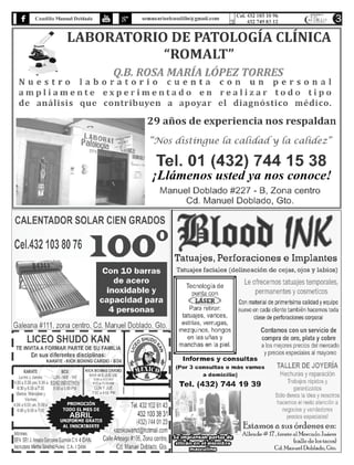 Edición caudillo manuel doblado 78