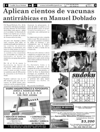 Edición caudillo manuel doblado 78