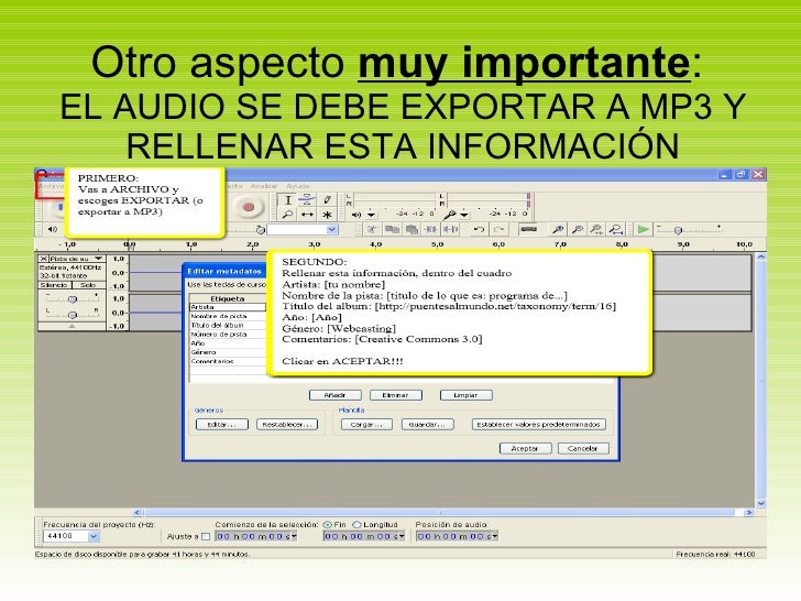 EdicióN De Audio Y Chat Y Como Subirlo
