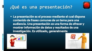 Edición de presentaciones electrónicas
