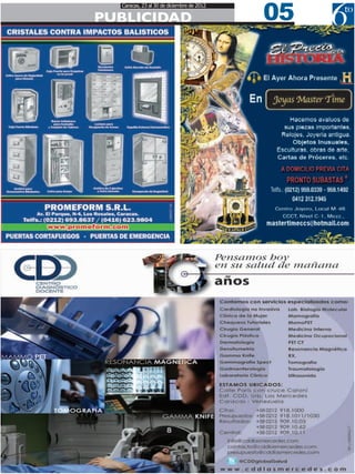 05
  Caracas, 23 al 30 de diciembre de 2012

PUBLICIDAD
 