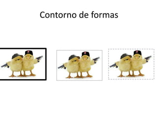 Contorno de formas