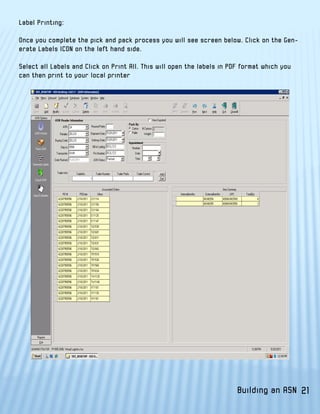 EDI Desktop How to Build an ASN - Manual Pack | PDF