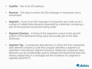 EDI Dictionary & Terminology | PPT