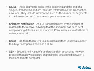 EDI Dictionary & Terminology | PPT