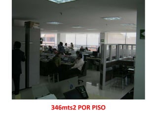 346mts2 POR PISO
 