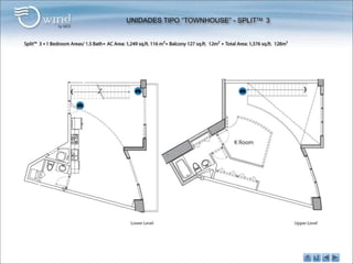 UNIDADES TIPO “TOWNHOUSE” - SPLITTM 3
 