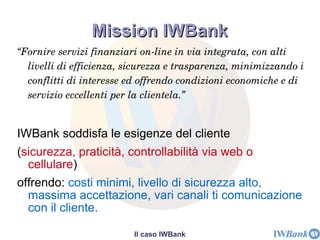 TOL & CC online:  cosa si può fare online? Il   trading on-line : compravendita di strumenti finanziari tramite internet. 1999  nasce il Trading On Line in Italia,quando il "Nuovo Regolamento Consob di attivazione del Testo Unico dei mercati finanziari" ne ha regolamentato gli aspetti. Conto Corrente Online : quel conto aperto ed utilizzato esclusivamente via internet, di solito senza possibilità di accesso fisico alla banca e agli sportelli reali. In Italia invece quasi tutti i conti online consentono di fare le operazioni sia via internet sia allo sportello. La Banca e la rete 