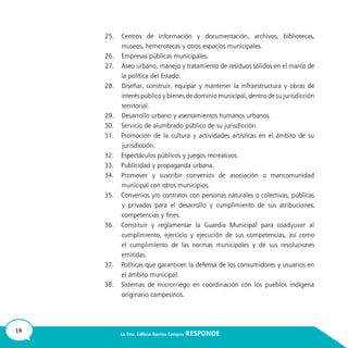 18 La Dra. Edilicia Barrios Campos RESPONDE
 
