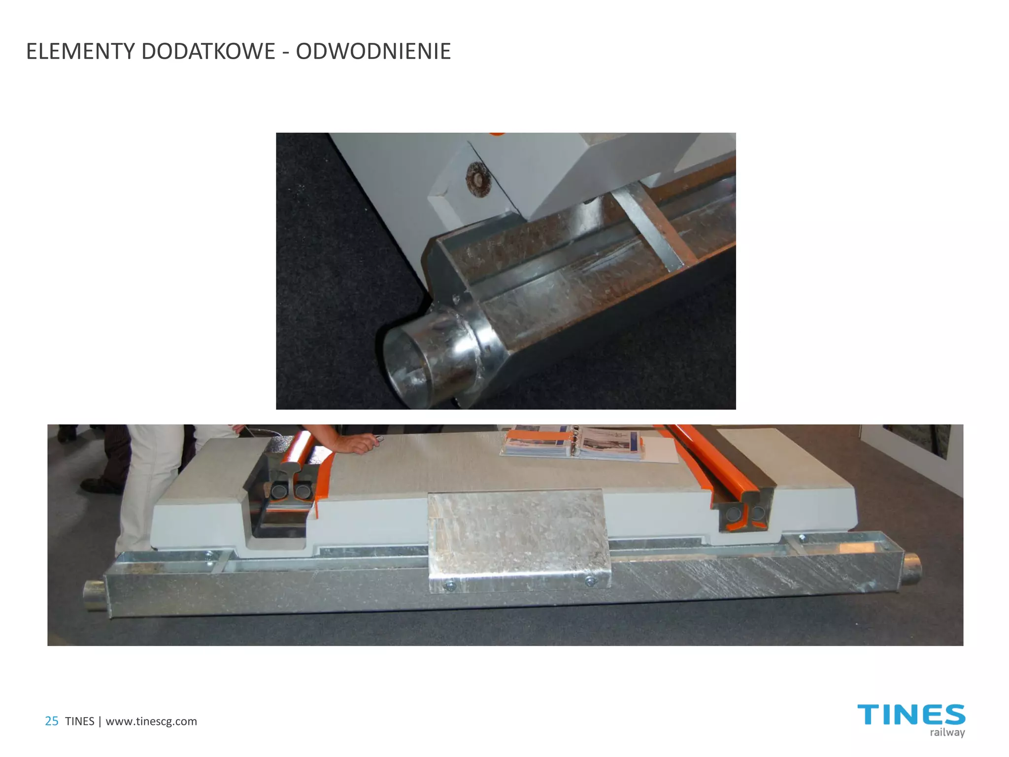 ELEMENTY DODATKOWE - ODWODNIENIE 
25 
TINES | www.tinescg.com  