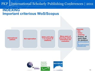 Journalsindexingsuportand manager (20 journals.UEM)-2007-