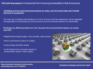 Life Cycle Assessment | PPT