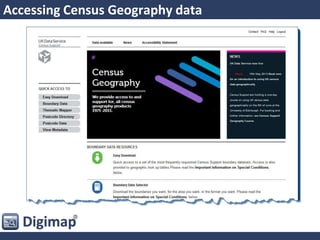 Accessing Census Geography data
 