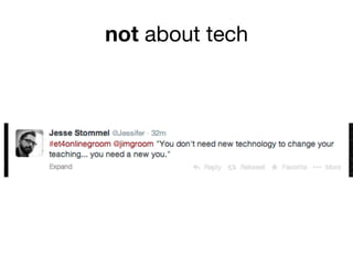not about tech
 