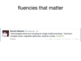 ﬂuencies that matter
 