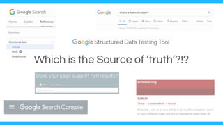 Which is the Source of ‘truth’?!?
 