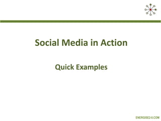 Key Things to RememberThe need for new business/marketing modelsTraditional approach:Product development – Differentiate – Market and Promote - SellNew model based on: Communities, networks, openness, peering, sharing, collaboration, customer empowerment, ‘think and act’ globallyEngage and energise‘Create the Buzz’