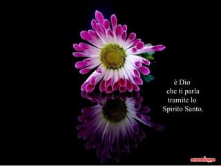 è Dio  che ti parla tramite lo  Spirito Santo. 