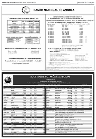 JORNAL DE ANGOLA•Quarta-feira, 19 de Janeiro de 2011   |PUBLICIDADE|15
 