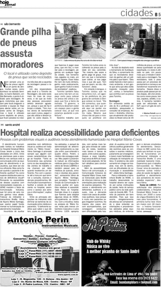 www.hojejornal.com                                                                                                                                                            quinta-feira, 14 de maio de 2009




                                                                                                                                                   cidades B 5             cidades@hojejornal.com

                                                                Diego Barros                                                        Diego Barros
      são bernardo


Grande pilha
de pneus
assusta                                                         DEPÓSITO | Cada remessa de pneu fica cerca de três dias no local    DENGUE | Com o pouco tempo,o mosquito não consegue se proliferar


moradores                                                       que fazemos é pegar esse
                                                                pneu, que viro lixo, e man-
                                                                dar para a reciclagem, pe-
                                                                gamos em qualquer lugar
                                                                                                    Toninho há muitos anos re-
                                                                                                    colhendo os pneus pela ci-
                                                                                                    dade em seu caminhão.
                                                                                                    “Na maioria das vezes a
                                                                                                                                    três dias”.
                                                                                                                                       Ao lodo do depósito está
                                                                                                                                    a borracharia de Eustáquio
                                                                                                                                    da Silva, o comerciante diz
                                                                                                                                                                      milhões de pneus, um terço
                                                                                                                                                                      dessa quantidade vai para
                                                                                                                                                                      exportação, e o resto é utili-
                                                                                                                                                                      zado no país. Um pouco
     O local é utilizado como depósito                          da cidade, nas borracha-            gente pega de graça, mas        que os recicladores deve-         mais que a metade é desti-
        de pneus que serão reciclados                           rias, jogados no mato, em           tem vez que o borracheiro       riam de ganhar até um prê-        nado para a reciclagem. Na
                                                                vários lugares. Esse traba-         quer cobrar, ai nos paga-       mio pelo o que fazem. “Eles       recicladora, todo o pneu
       em sempre uma pi-        mo três dias até a caçamba      lho nem dá muito dinheiro,          mos o que ele quer. Tem         estão fazendo o bem para o        passa por um processo de

N      lha de pneus signifi-
       ca um ponto de den-
gue, muitas vezes, como
                                da reciclagem passar e re-
                                colher.
                                   Um dos responsáveis
                                                                ganho nada praticamente,
                                                                quem ganha muito é o dono
                                                                da recicladora”, explicou.
                                                                                                    que ser assim, se não, não
                                                                                                    funciona”, disse.
                                                                                                       Em relação à dengue, o
                                                                                                                                    meio ambiente, e tem gen-
                                                                                                                                    te que acha que eles estão
                                                                                                                                    trazendo mosquito para
                                                                                                                                                                      picotamento e começa a se
                                                                                                                                                                      transformar novamente em
                                                                                                                                                                      borracha. Depois disso o
acontece na estrada Servi-      pelo local é o Toninho da          Toninho também falou             Toninho contou que na           cá”, contou o borracheiro         produto pode passar por vá-
dão, no bairro Batistini, em    Reciclagem, ele está neste      que como não tem um es-             terça-feira (12), um agen-      que contribui com os pneus        rias etapas, até virar produ-
São Bernardo, o ponto é uti-    meio há mais de cinco           paço certo para colocar             te da prefeitura do pro-        para Toninho.                     tos como novos pneus, bol-
lizado para reciclagem. Al-     anos, e diz que ao invés        os pneus ele utiliza o es-          grama de combate à Den-                                           sas, sapatos, asfalto, e ou-
guns motoristas que pas-        das pessoas procurarem          paço que fica a beira da            gue esteve no local. “Ele       Reciclagem                        tros. A borracha também
sam pelo local chegaram a       defeito deveriam agrade-        estrada. “O governo, a              até comentou, que quan-         Em entrevista cedida ao           pode ser adicionada ao
contatar a equipe do Hoje       cer, porque o que ele faz é     prefeitura deveriam ceder           do sabe que tem que vir         site do IG o professor uni-       GLP, que é um gás de com-
para alertar sobre um su-       limpar a cidade. “Tem mui-      um espaço para a gente              até aqui vai perder via-        versitário, pesquisador e         bustível.
posto ponto de Dengue,          tos donos de borracharia        colocar isso, já que nos            gem, porque não encon-          consultor de empresas, An-
mas o local é utilizado         que usam o pneu, pegam o        estamos ajudando a pre-             tra nada. Mesmo que             tonio J. Andrietta, informou                Marina Petrolli especial
como depósito de pneus,         que vão utilizar e deixam jo-   feitura”.                           chova não dá para o mos-        que anualmente são produ-              para o Hoje com supervisão de
que ficam parados no máxi-      gado no canto depois. O            Severino trabalha com            quito se proliferar em          zidos no Brasil cerca de 45                             Michelly Cyrillo



        santo andré


Hospital realiza acessibilidade para deficientes
Pessoas com problemas visuais e auditivos terão atendimento humanizado no Hospital Mário Covas
    O atendimento humani-       pacientes com deficiência       tos adotados, o porquê da           dos, com portas mais lar-       pital. Já usuários com defi-      gem e demais envolvidos
zado norteia os trabalhos       visual ou auditiva em trata-    administração de determi-           gas para entrada de cadei-      ciência auditiva geralmente       no atendimento. Desco-
no Hospital Estadual Mário      mento no “Mário Covas”,         nado medicamento ou inje-           ras de rodas, lavatórios        vão sozinhos para as con-         nheço no ABC outros hos-
Covas desde o início das        Vânia Santiago é acionada       ção, enfim, quer entender o         mais baixos e barras de         sultas e exames médicos,          pitais que tenham no qua-
atividades em 2001. Entre       sempre que alguém com           quadro clínico. Porém, o            apoio, entre outros ajustes.    justamente por enxergarem         dro de funcionários um
as premissas para a exce-       essas características che-      médico não consegue expli-          Graças a esse trabalho,         e terem maior facilidade na       profissional intérprete e
lência nos serviços está a      ga ao hospital. “Tanto os       car. Meu papel é justamen-          hoje cerca de 80% do hospi-     utilização do transporte pú-      transcritor Braille. É uma
comunicação entre as equi-      funcionários das portarias      te traduzir as informações          tal já está adaptado. Só fal-   blico. O problema não está        realidade bastante triste.
pes de atendimento e os         como os das recepções es-       médicas para a Língua Bra-          tam detalhes para concluir      somente em chegar ao hos-         Esperamos que o trabalho
usuários, que deve ser cla-     tão cientes do trabalho e       sileira de Sinais (LIBRAS) e        o projeto”.                     pital, mas sim lá dentro,         bem-sucedido no ‘Mário
ra e eficiente. Mas como fa-    me chamam por rádio             também passar para os                  Além da acessibilidade       com as dificuldades de co-        Covas’ sirva de exemplo e
zer quando o paciente é de-     quando recebemos um de-         médicos as queixas, sinto-          física e de comunicação, a      municação e acessibilida-         incentive outras institui-
ficiente auditivo? Ou como      ficiente. Fico com o pacien-    mas e dúvidas dos pacien-           Comunicação Inclusiva do        de”, relata Vânia Santiago.       ções de saúde da região a
superar obstáculos para ca-     te até a hora em que termi-     tes”, acrescenta Vânia de           Hospital Mário Covas reali-        Para a intérprete e trans-     qualificar o atendimento
sos de deficiência visual?      nar a consulta, exames e        Aquino Albres Santiago,             za transcrição para Braille     critora Braille do HEMC, o        aos portadores de neces-
Pensando na acessibilida-       demais procedimentos. Mi-       que completa: “Também é             de informes internos e das      trabalho desenvolvido no          sidades especiais”, des-
de desses usuários com          nha função é acompanhar e       função da Comunicação In-           orientações para realização     hospital deveria ser copia-       taca Vânia.
necessidades especiais, o       facilitar a estada do defi-     clusiva auxiliar em ques-           de exames (preparos). “Fo-      do por outras instituições            Curso de LIBRAS: Por
HEMC mantém o Setor de          ciente no hospital, assim       tões relativas à acessibili-        camos o atendimento em          de saúde, tanto do serviço        solicitação dos próprios
Comunicação        Inclusiva,   como o acesso aos servi-        dade física ao hospital.            deficientes auditivos e vi-     público como da rede parti-       colaboradores, o Hospital
que há cerca de seis me-        ços e informações”, explica     Exemplo disso é o projeto           suais, mas a demanda            cular do Grande ABC. “É di-       Estadual Mário Covas re-
ses ganhou nova aliada.         Vânia.                          que fizemos para adaptar            maior é de casos de proble-     reito do paciente ser bem         tomou em 2009 o curso
Trata-se da intérprete e            Entre as principais atri-   algumas áreas do HEMC,              mas auditivos. Isso porque      atendido. Para que isso           de Língua Brasileira de Si-
transcritora Braille, Vânia     buições da intérprete está      principalmente os banhei-           é muito raro pacientes ce-      ocorra, obrigatoriamente          nais para funcionários. A
de Aquino Albres Santiago,      eliminar as barreiras de co-    ros. Com a iniciativa, todos        gos chegarem sozinhos. Na       ele precisa ser compreendi-       primeira turma teve início
que exerce papel funda-         municação entre médicos e       os andares do ‘Mário Co-            maioria dos casos vêm           do e deve entender as             em março com 18 inscri-
mental na humanização do        pacientes. “O deficiente au-    vas’ terão pelo menos um            com acompanhantes, que          orientações e procedimen-         tos - a maioria funcioná-
atendimento hospitalar.         ditivo quer saber o que ele     banheiro masculino e outro          conseguem        conduzi-los    tos adotados pelas equi-          rios das recepções e por-
     Incumbida de auxiliar      tem, quais os procedimen-       feminino 100% apropria-             sem dificuldades pelo hos-      pes médicas, de enferma-          tarias. (da Redação)
 
