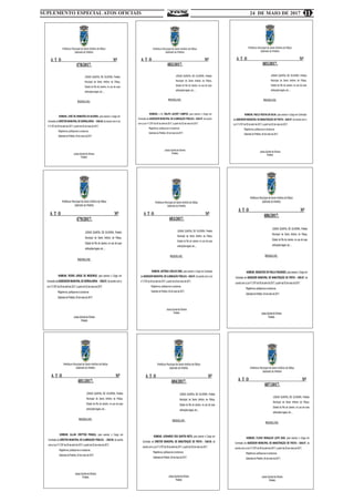 SUPLEMENTO ESPECIAL ATOS OFICIAIS 24 DE MAIO DE 2017 11
 