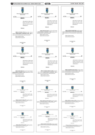 SUPLEMENTO ESPECIAL ATOS OFICIAIS 24 DE MAIO DE 201712
 