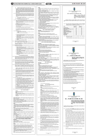 SUPLEMENTO ESPECIAL ATOS OFICIAIS 24 DE MAIO DE 201716
 