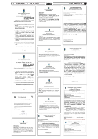 SUPLEMENTO ESPECIAL ATOS OFICIAIS 24 DE MAIO DE 2017 17
 