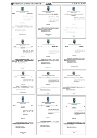 SUPLEMENTO ESPECIAL ATOS OFICIAIS 24 DE MAIO DE 20176
 