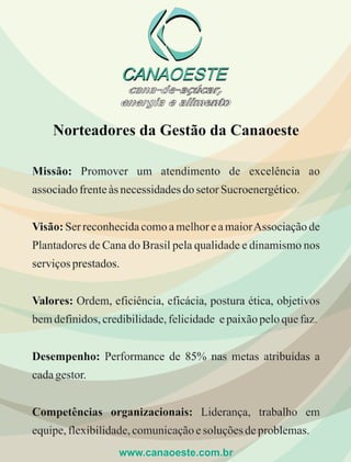 Revista Canavieiros - Setembro de 2014
23
 