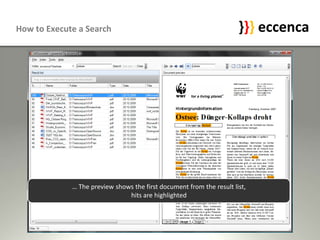 Howto Execute a SearchostseeEnter searchtermand press enterā¦ā¦ choosethedatasource.