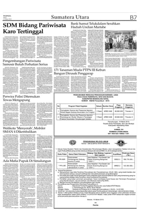 Edisi 19 Maret Medan