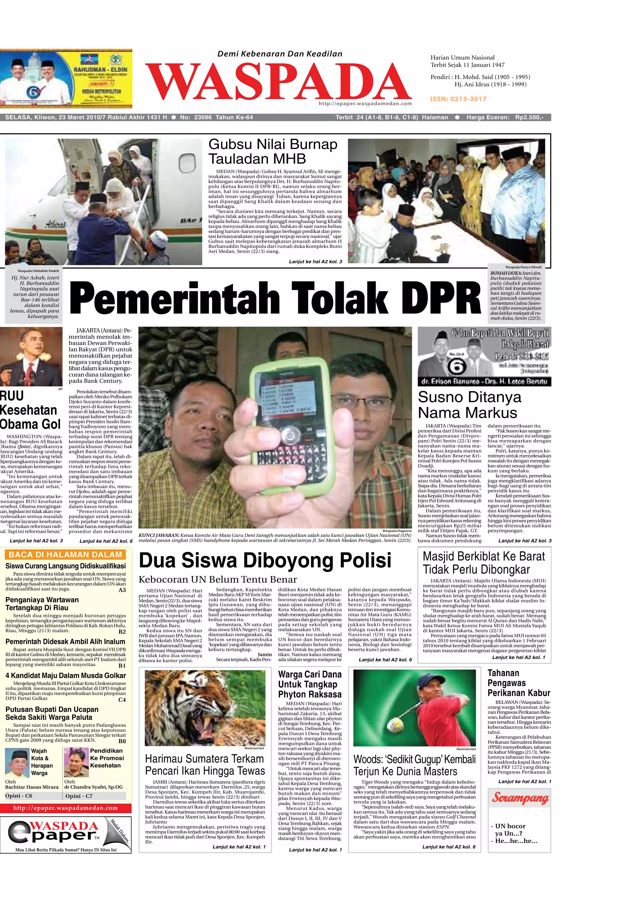 Edisi 22 Maret Aceh