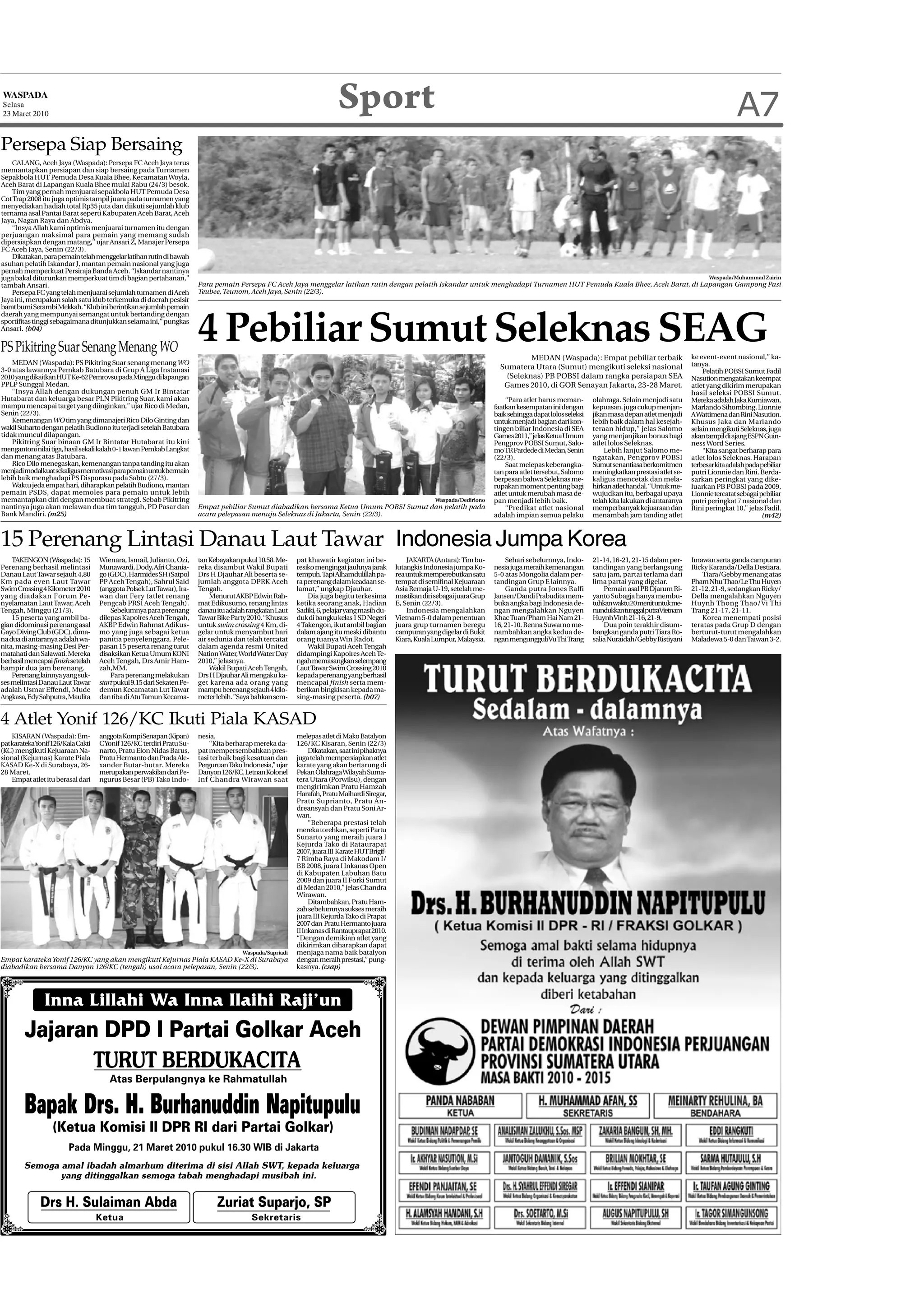 Edisi 22 Maret Aceh