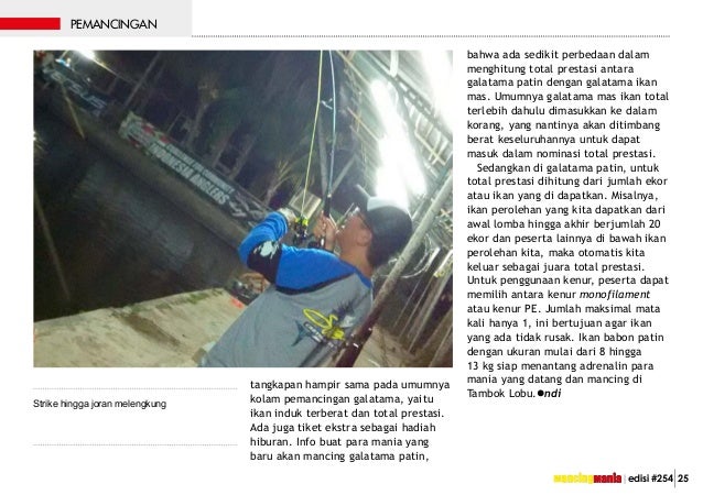 Contoh Proposal Lomba Mancing Kolam