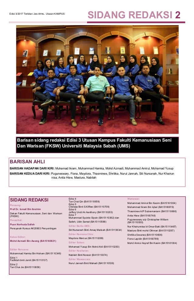 Utusan Kampus Universiti Malaysia Sabah Ums