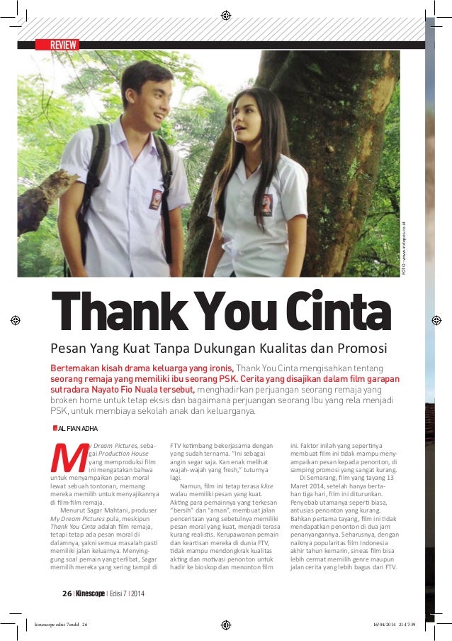 Edisi 7 2014 Majalah Kinescope Indonesia