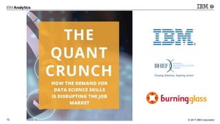 © 2017 IBM Corporation13
 