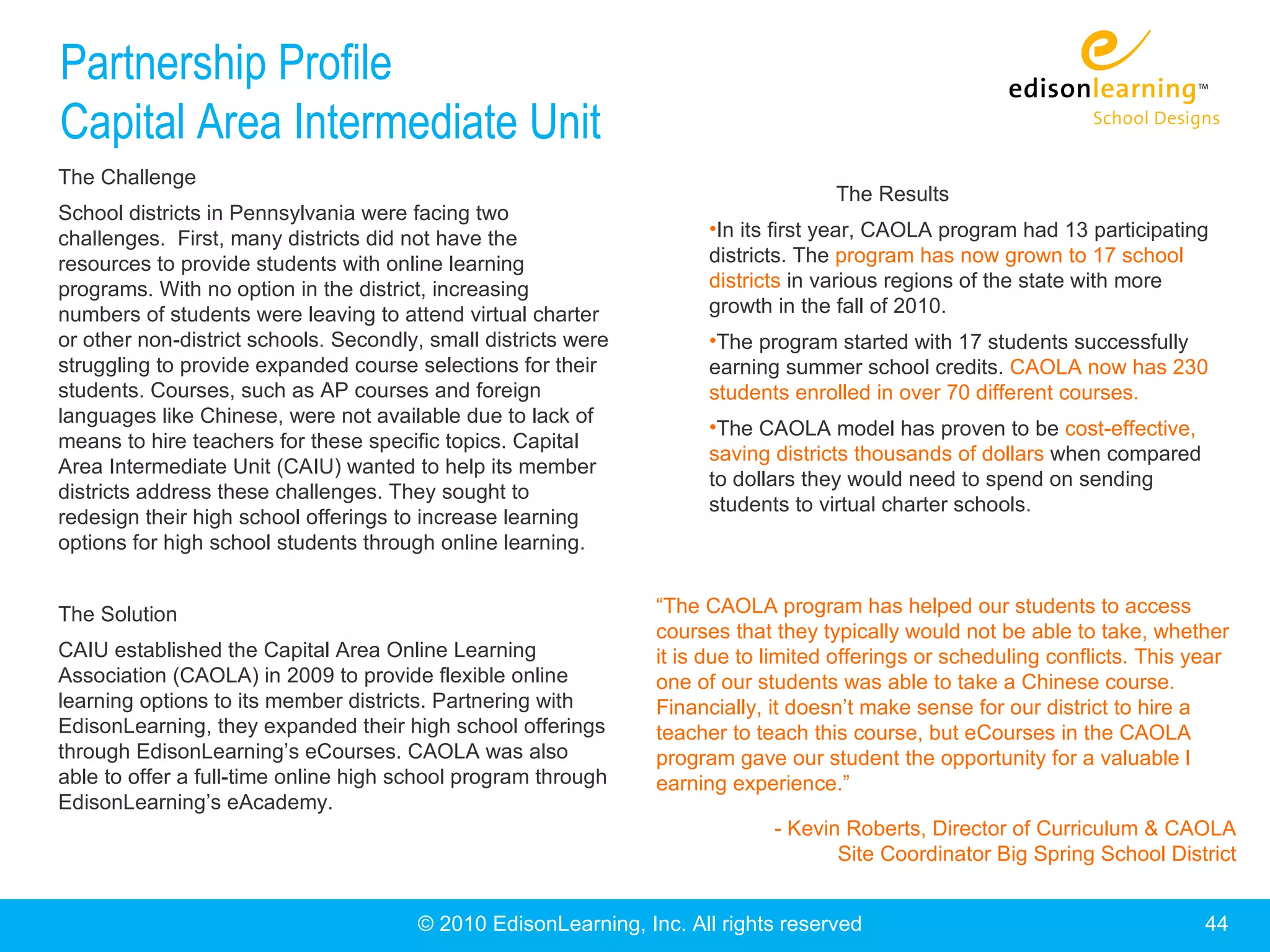 Edison learning online_learning | PPT