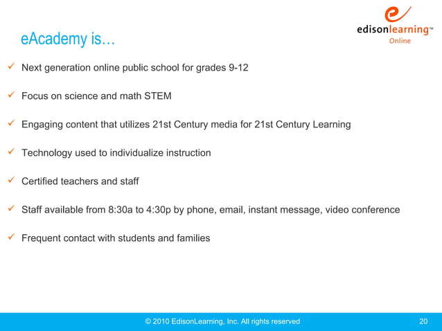 Edison learning online_learning | PPT