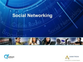 Social Networking




                    © 2012 Arbitron Inc. and Edison Research
 