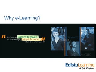 Why e-Learning? 