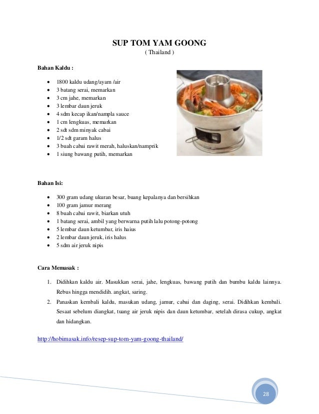 Resep Masakan Oriental