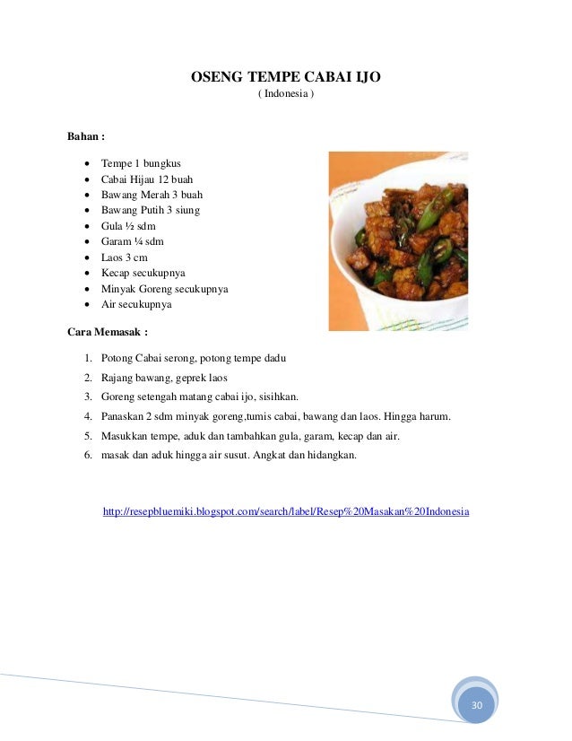 Resep masakan oriental