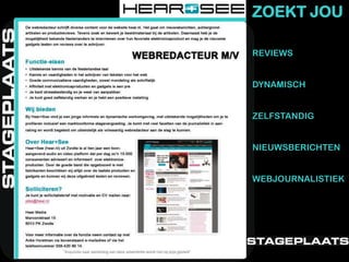 ZOEKT JOUREVIEWSDYNAMISCHZELFSTANDIGNIEUWSBERICHTENWEBJOURNALISTIEK
