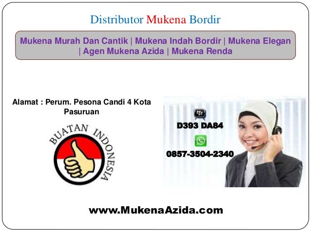 Jual Mukena Bordir Tasikmalaya Harga Murah Septyan Sisca Shop