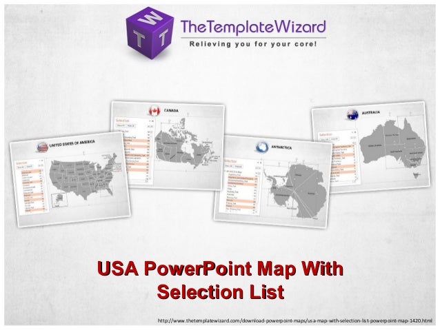 Editable PowerPoint (PPT) Map - Microsoft PowerPoint Map Templates
