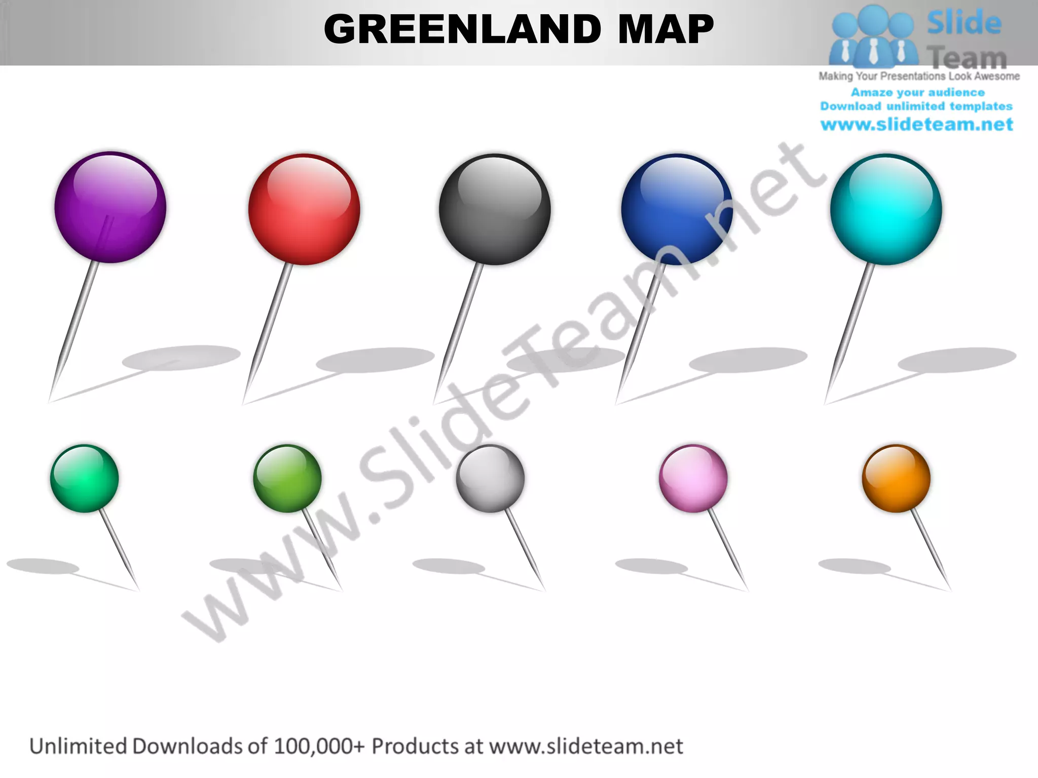 GREENLAND MAP
 