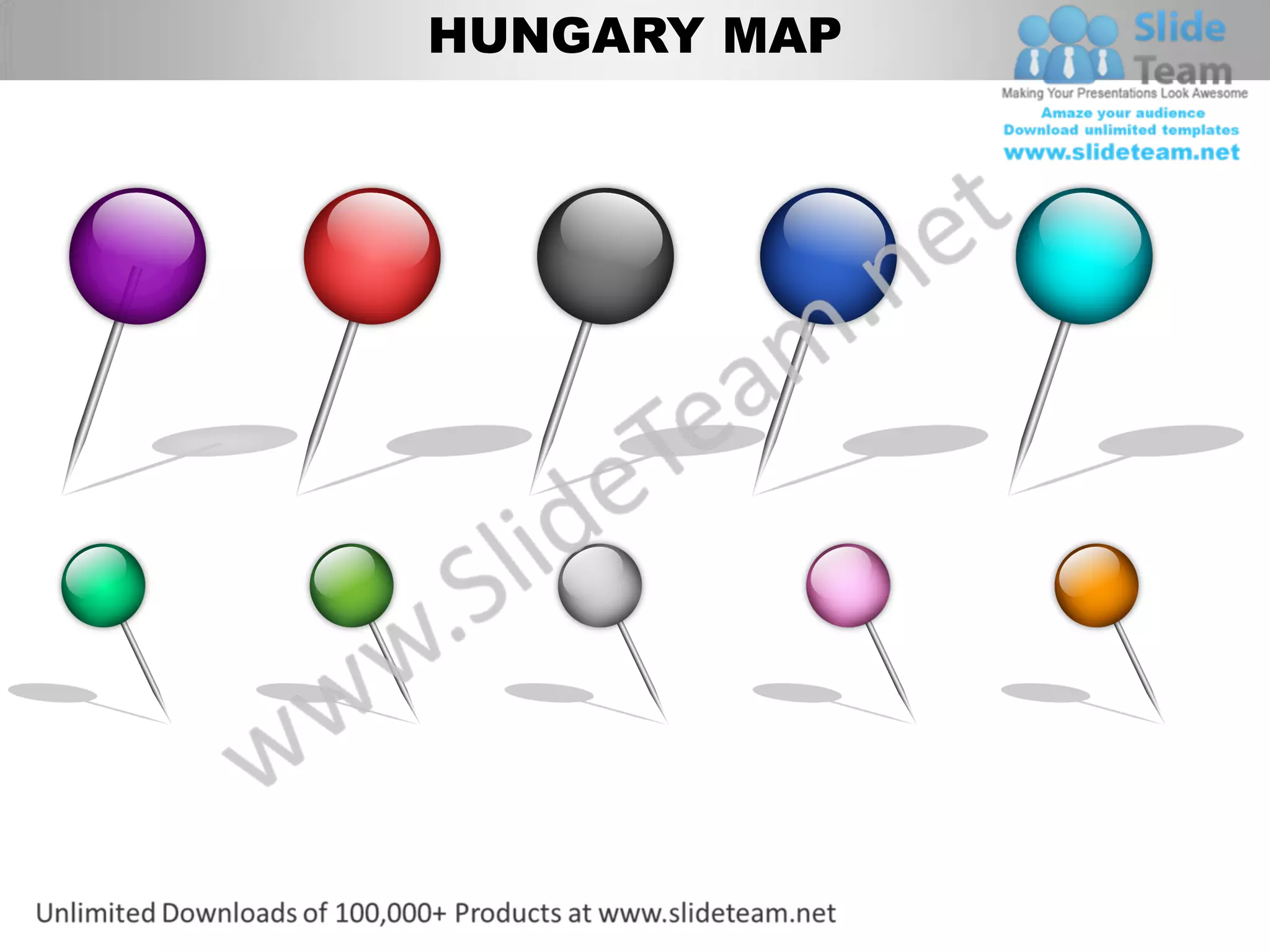 HUNGARY MAP
 